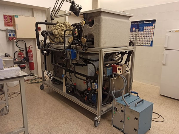Latent heat testing rig
